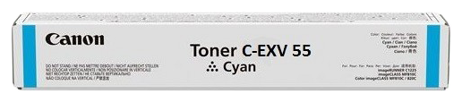 

Картридж лазерный Canon C-EXV 55 C/2183C002, голубой, 18000 страниц, оригинальный для Canon iR ADVANCE C356P/C356i/C256i, C-EXV 55 C