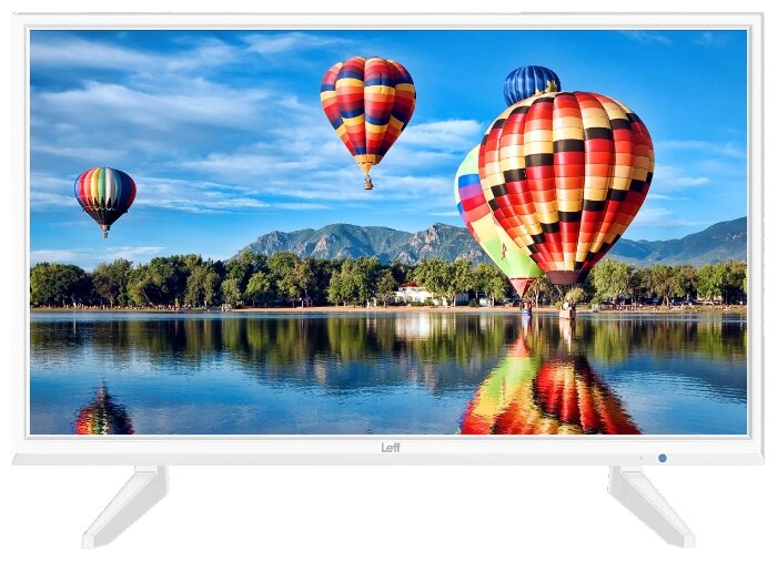 

Телевизор 24" Leff 24H111T, HD, 1366x768, HDMIx1, USBx1, белый, 24H111T