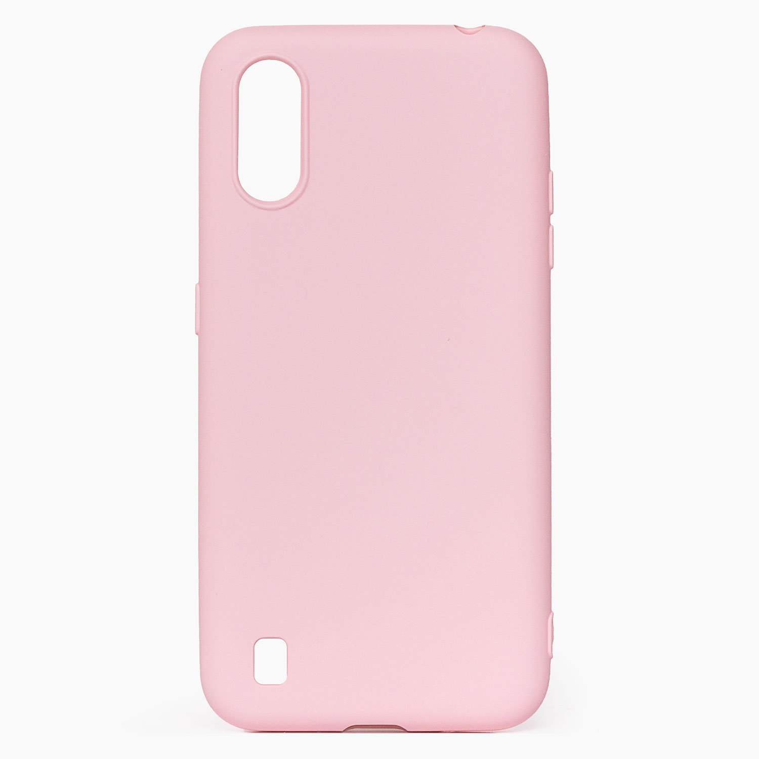 

Чехол-накладка Activ Original Design для смартфона Samsung SM-A015 Galaxy A01, силикон, светло-розовый (116406)