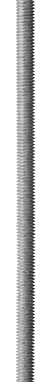 Шпилька резьбовая M24 x 1 м, сталь, DIN 975, оцинкованная, ЗУБР (4-303350-24-1000)