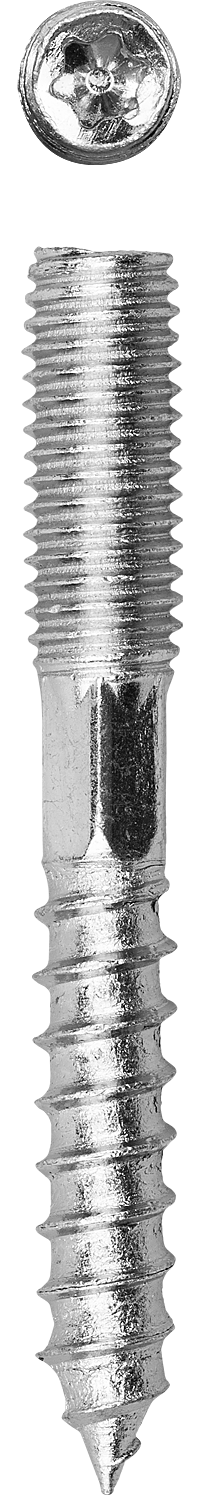 

Шпилька сантехническая M10 x 10 см, оцинкованная, 600 шт., шестигранник, Torx 25, ЗУБР (37870-10-100-600)