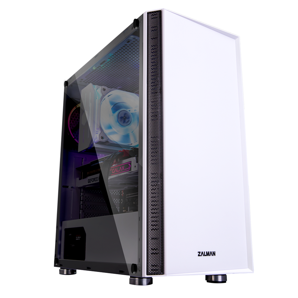 

Корпус Zalman R2, ATX, Midi-Tower, USB 3.0, RGB подсветка, белый, без БП, R2