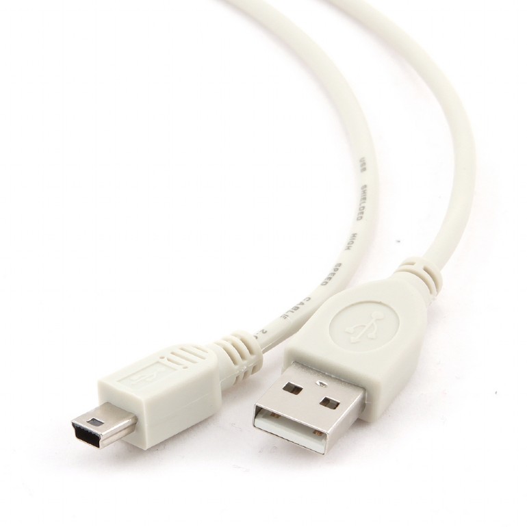 

Кабель Bion USB2.0(Am)-mini USB 2.0 (Bm), 1.8м, белый (BXP-CC-USB2-AM5P-018)