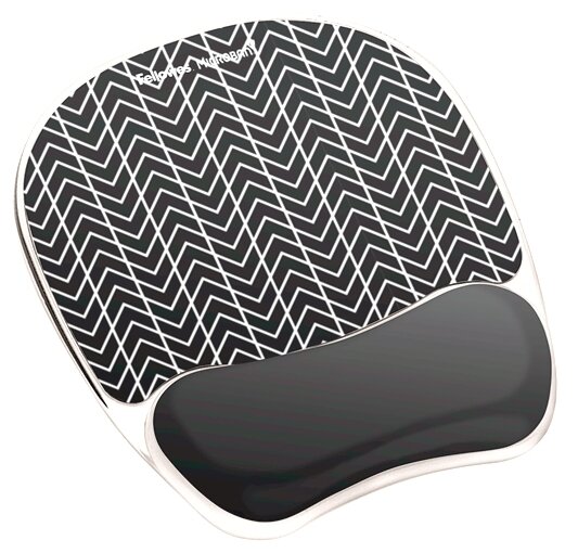 

Коврик для мыши Fellowes Chevron FS-96534/CRC96534, черный/белый, Chevron FS-96534/CRC96534