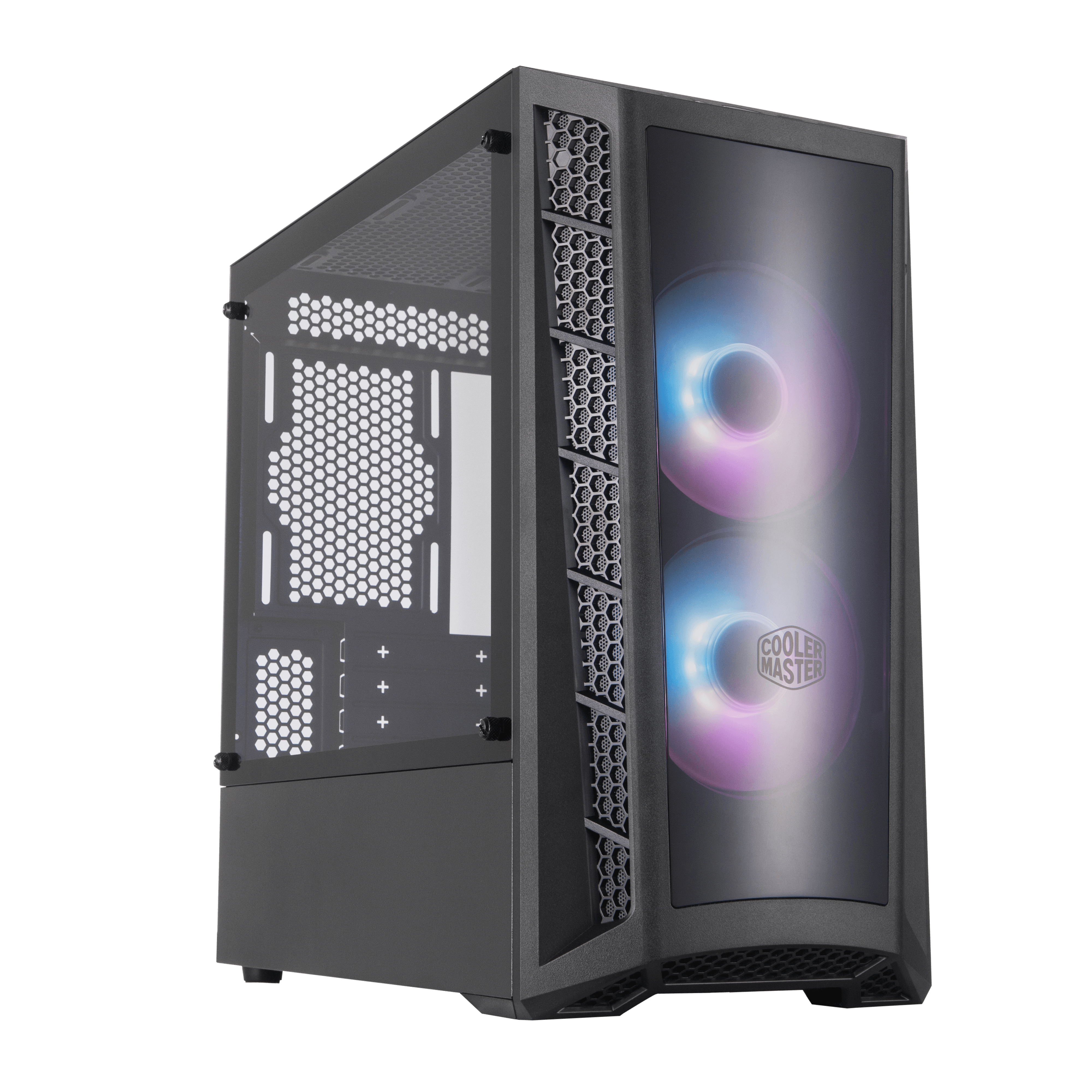 Корпус COOLERMASTER MasterBox MB320L ARGB, mATX, Mini-Tower, 2xUSB 3.0, черный, Без БП (MCB-B320L-KGNN-S01)