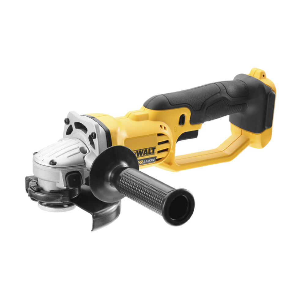 

УШМ (болгарка) DeWALT DCG412N, аккумуляторная, 125мм, 7000 об/мин, Li-Ion, 18В, 4 А·ч, регулировка частоты вращения, 2.9кг (DCG412N-XJ), поставляется без аккумуляторов и зарядного устройства, DCG412N 0 коробка, 18 В, 125 мм