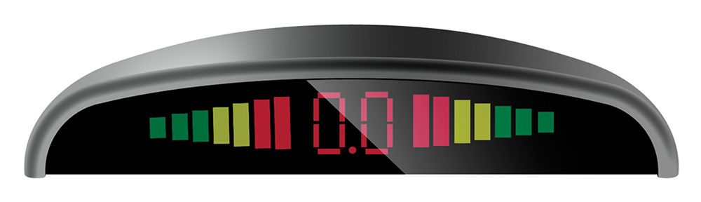 Парктроник Digma DCK-100S, 4 датчика, Ø 22, цвет датчиков серебристый