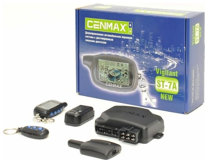 Автосигнализация Cenmax Vigilant ST-7A, ЖК-дисплей, с обратной связью