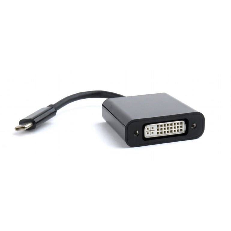 

Кабель-переходник (адаптер) USB 2.0 Type-C(m)-DVI-I(f), 15см Gembird/Cablexpert (A-CM-DVIF-01)