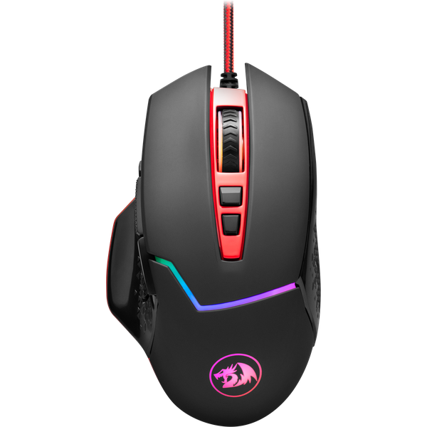 

Мышь проводная Redragon INSPIRIT 2, 12400dpi, оптическая светодиодная, USB, черный (77644), INSPIRIT 2