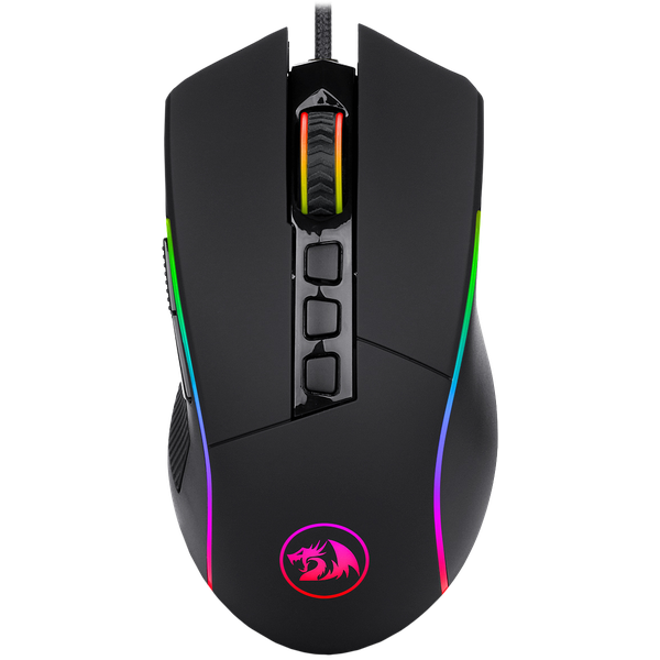 

Мышь проводная Redragon LONEWOLF 2, 32000dpi, оптическая светодиодная, USB, черный (77616), LONEWOLF 2