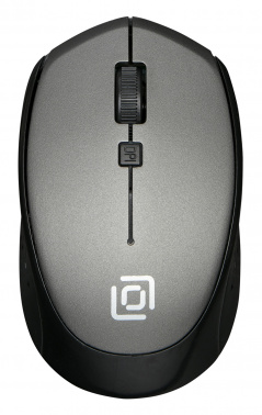 Мышь Oklick 488MW, USB, серый/черный