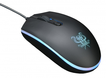 

Мышь проводная Oklick 706G OCTA, 1600dpi, оптическая светодиодная, USB, черный (MW-1910), 706G OCTA