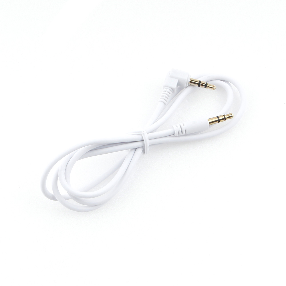 

Кабель Cablexpert Jack 3.5(M)-Jack 3.5(M), угловой, 1м, белый (CCAB-01-35MML-1MW)