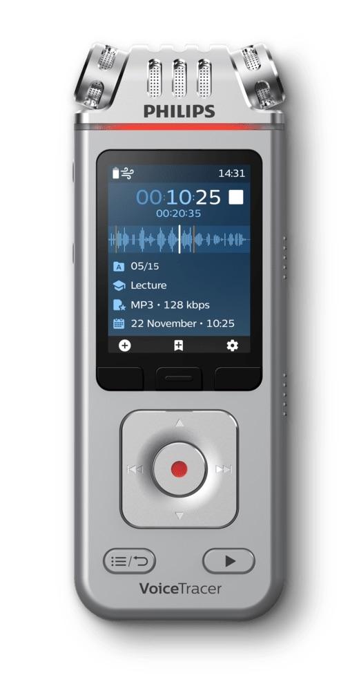 Диктофон Philips DVT4110/00 8Gb, серебристый