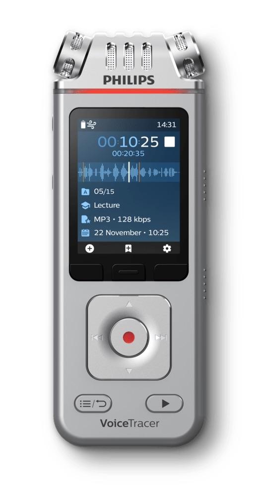 

Диктофон Philips DVT4110/00 8Gb, серебристый, DVT4110/00