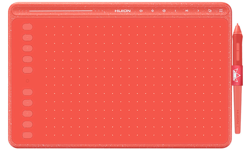 Графический планшет Huion HS611 (HS611 Coral Red)