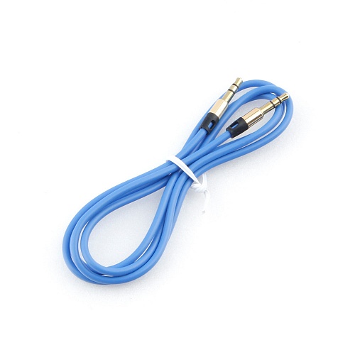

Кабель Cablexpert Jack 3.5(M)-Jack 3.5mm(M), блистер , 1м, синий (CCAB-01-35MM-1MU)