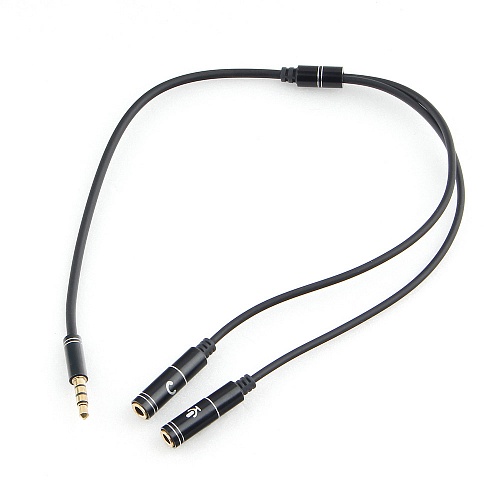 

Кабель Cablexpert Jack 3.5(M)-2xJack 3.5mm, блистер , 20см, черный (CCAB-02-35MYHM-0.2MB)