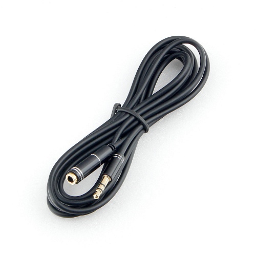 

Кабель Cablexpert Jack 3.5(M)-Jack 3.5mm(F), блистер , 2м, черный (CCAB-02-35MF-2MB)