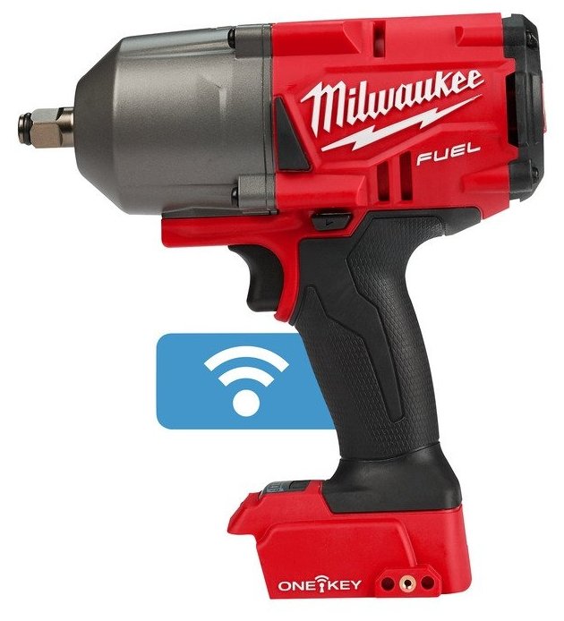 

Гайковерт Milwaukee M18 ONEFHIWF34-0X, аккумуляторный, ударный, 1627 Н·м, квадрат 3/4", Li-Ion, 18В, кейс, 3.5кг (4933459729), M18 ONEFHIWF34-0X