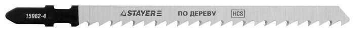 

Пилка для лобзика STAYER T301CD L12 см (15982-4_z02), T301CD