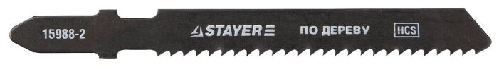 

Пилка для лобзика STAYER T119B L7.5 см x 5 см, точный рез (прямой), дерево, ДСП, фанера, 2 шт. (15988-2_z02), T119B
