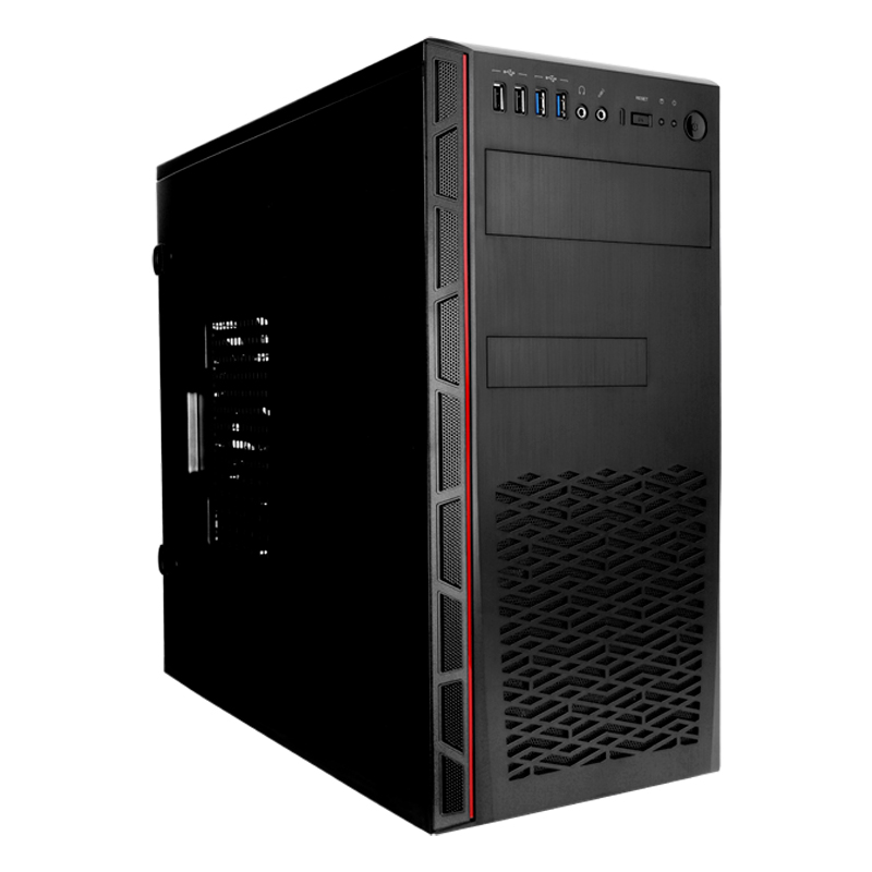

Корпус INWIN EAR065BL, ATX, Midi-Tower, 2xUSB 3.0, USB Type-C, черный, Без БП, EAR065BL