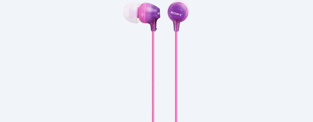 

Проводные наушники Sony MDR-EX15AP, mini jack 3.5 mm, фиолетовый (MDREX15APV.CE7), MDR-EX15AP