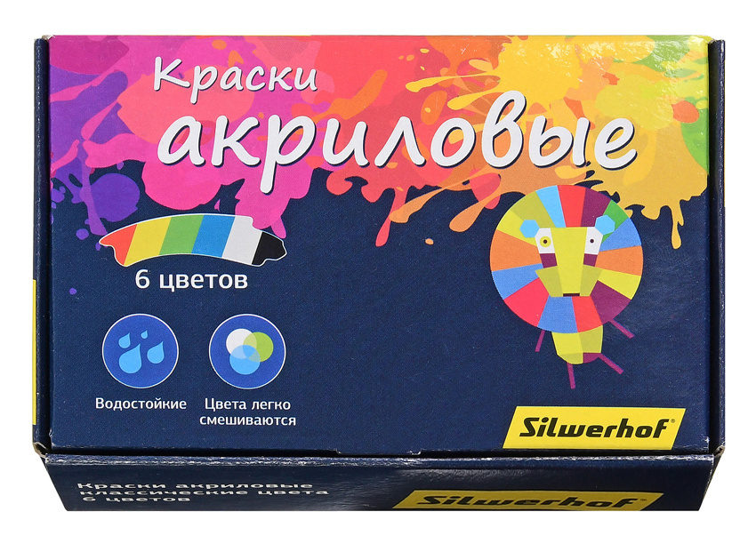 

Краски акриловые 6шт., Silwerhof Цветландия (961132-06), Цветландия