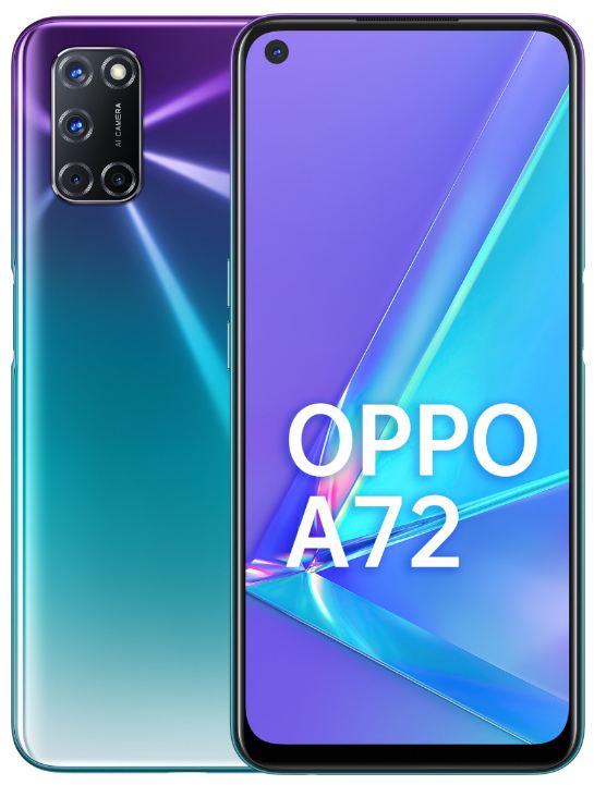 Смартфон OPPO A72 4Gb/128Gb Android фиолетовый