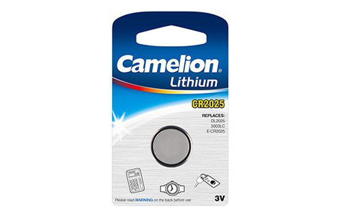 Батарейка Camelion CR2025-BP1, CR2025, 3V, 1 шт