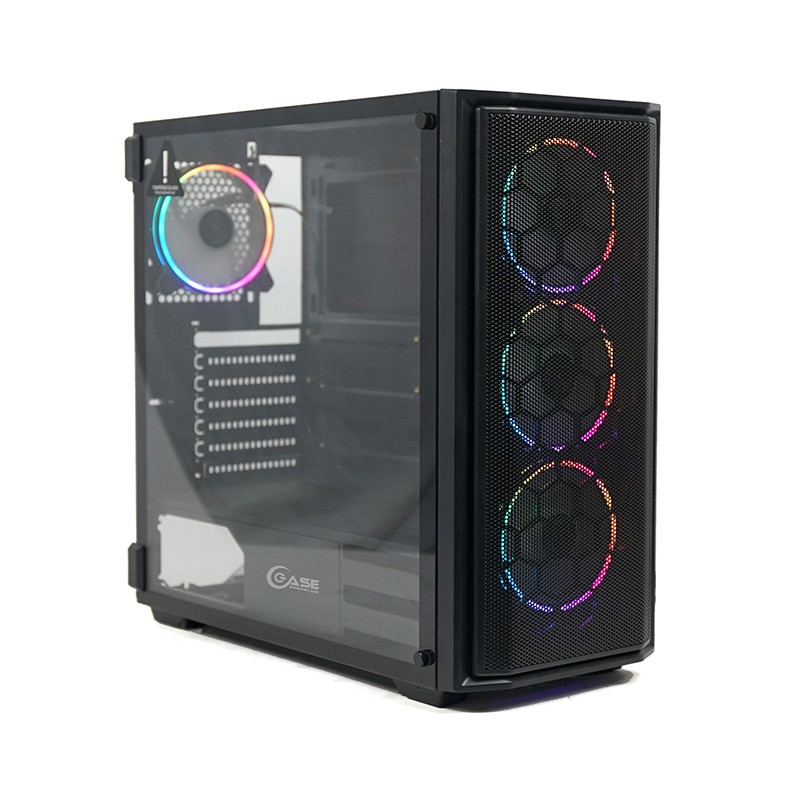 

Корпус PowerCase Attica Mesh M4 ARGB, EATX, Midi-Tower, USB 3.0, черный, Без БП (CAMB-A4), Attica Mesh M4 ARGB