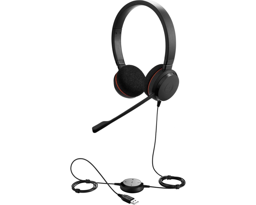 

Гарнитура Jabra EVOLVE 20 SE Stereo MS, стерео, USB, черный (4999-823-309), EVOLVE 20 SE Stereo MS