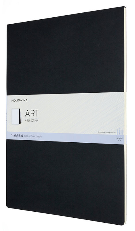 

Блокнот для рисования 48 листов, А3, 120г/м², мягкая обложка, черный, Moleskine ART SOFT SKETCH PAD (ARTSKPAD9), ART SOFT SKETCH PAD