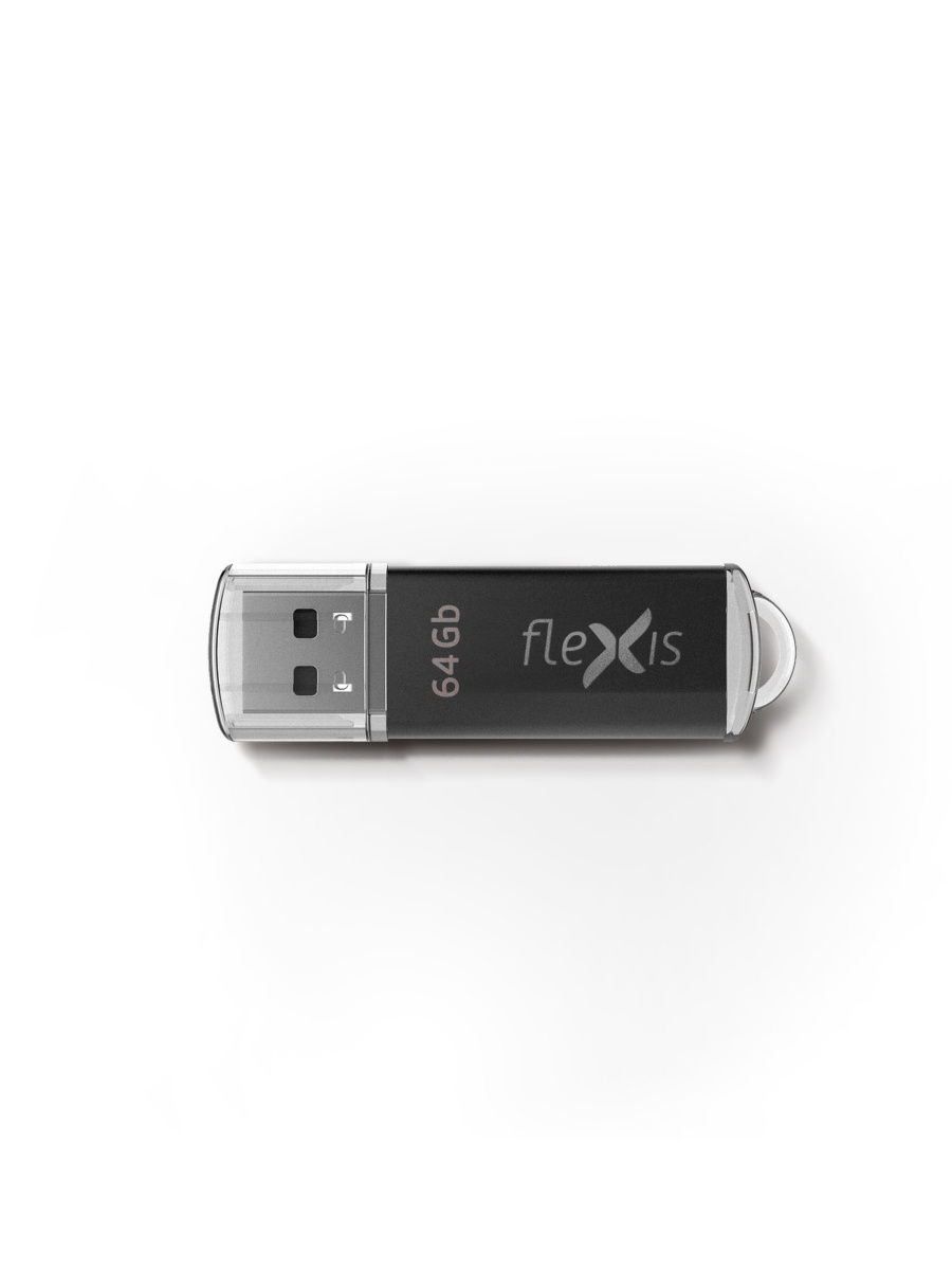 

Флешка 64Gb USB 3.0 Flexis RB-108, черный (FUB30064RBK-108), RB-108