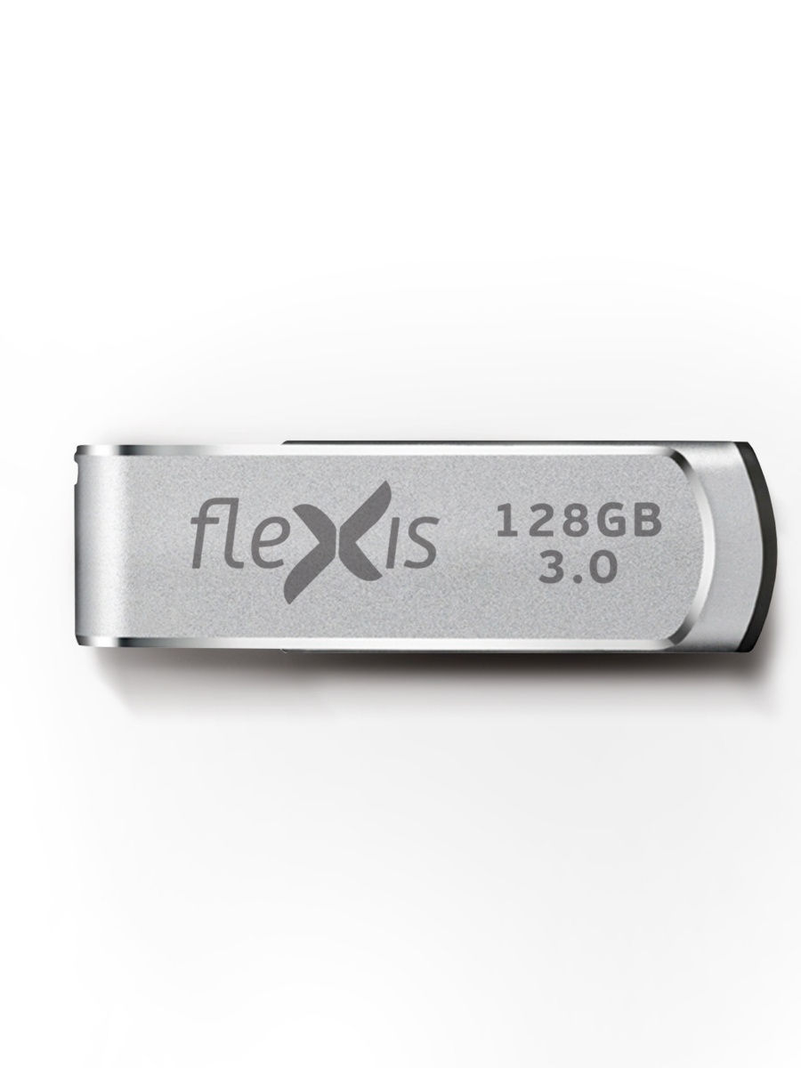 

Флешка 128Gb USB 3.0 Flexis RS-105, серебристый (FUB30128RS-105), RS-105