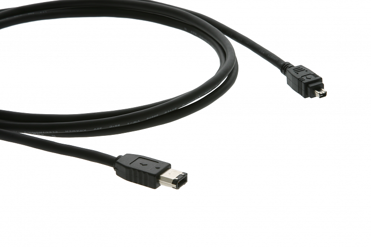 

Кабель FireWire 6pin-FireWire 4pin, Kramer, 4.6m, черный (C-FM6/FM4-15)