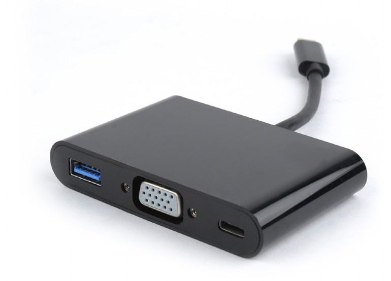 

Кабель-переходник (адаптер) USB 3.1 Type-C(M)-USB 3.1 Type-C(F)/USB 3.0(AF)/VGA(15F), 15 см Cablexpert