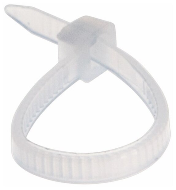 

Стяжка Rexant, 2.5 мм x 100 мм, 100 шт., белый (07-0100)