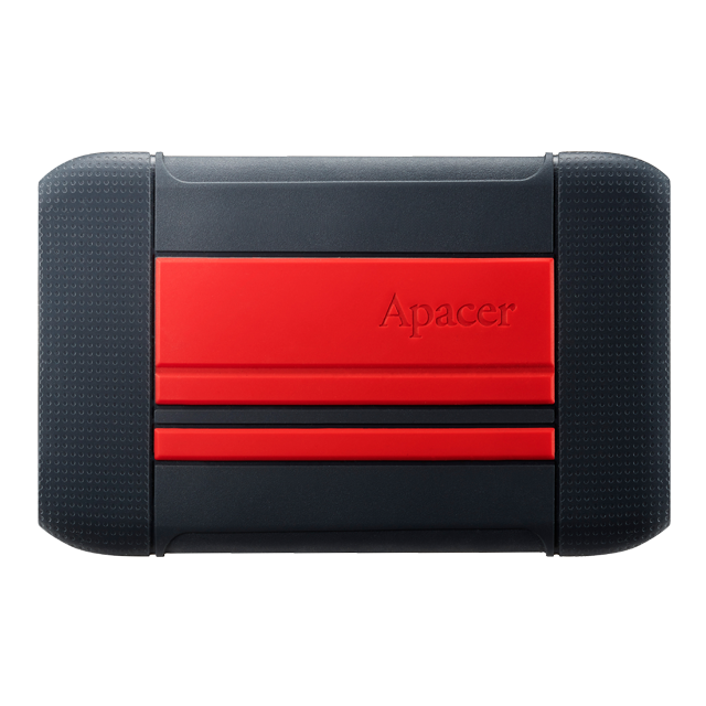 

Внешний жесткий диск (HDD) APACER 1Tb AC633, 2.5", USB 3.1, черный/красный (AP1TBAC633R-1), AP1TBAC633R-1