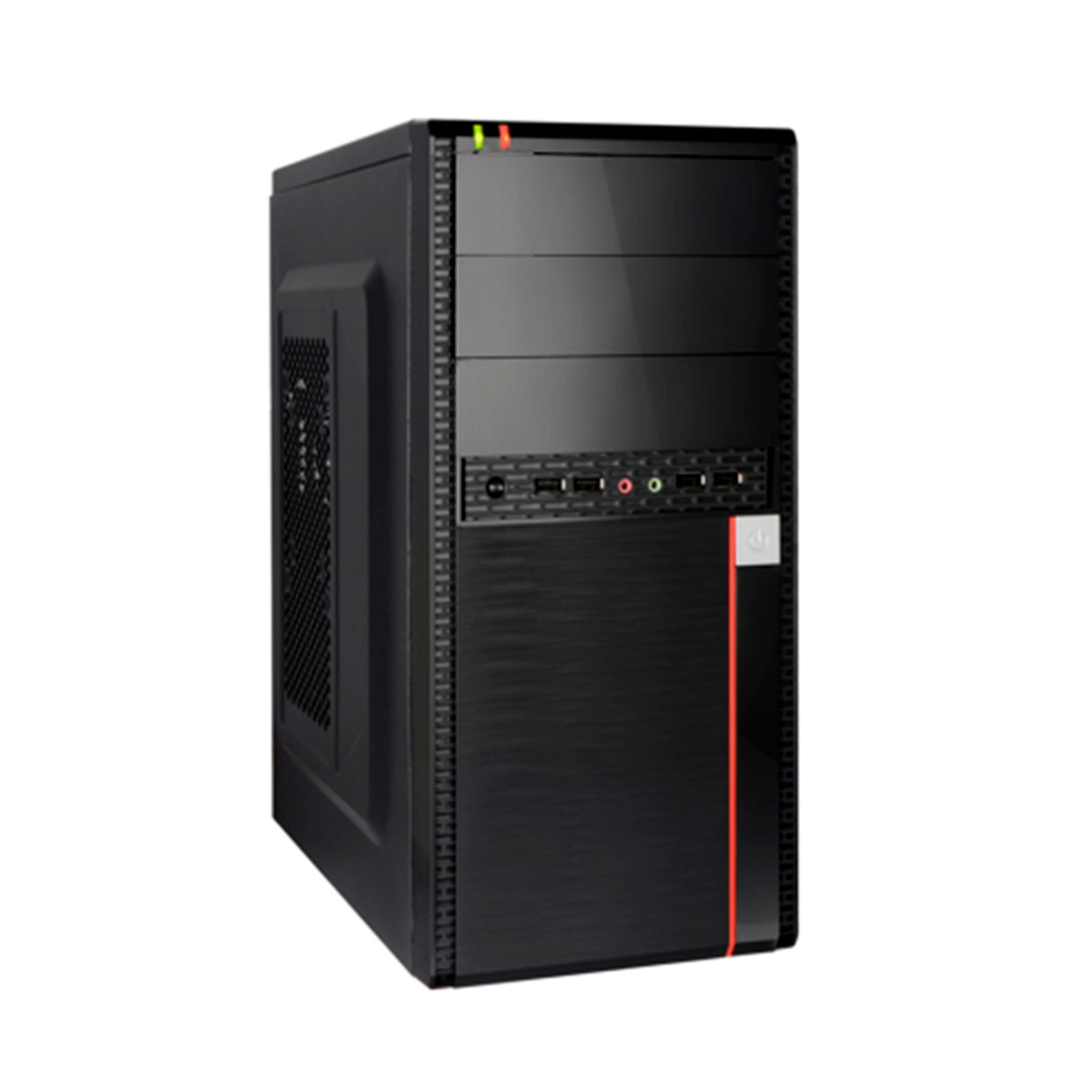 Корпус ExeGate BA-204U, mATX, Mini-Tower, 2xUSB 3.0, черный, 350 Вт (EX284033RUS)