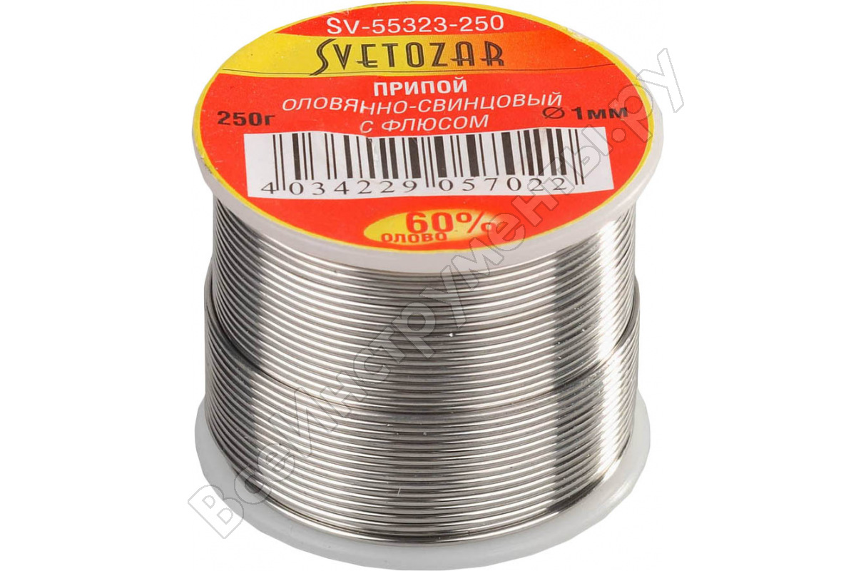 Припой СВЕТОЗАР SV-55323-250, 250 г
