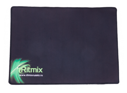 Коврик для мыши Ritmix MPD-055 Gaming Black, 335x260x3mm, черный