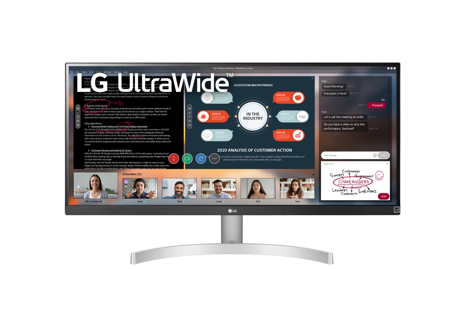 

Монитор 29" LG 29WN600-W IPS, 2560x1080 (21:9), 250кд/м2, 5мс, FreeSync, HDMI, DisplayPort, белый (29WN600-W.ARUZ), 29WN600-W