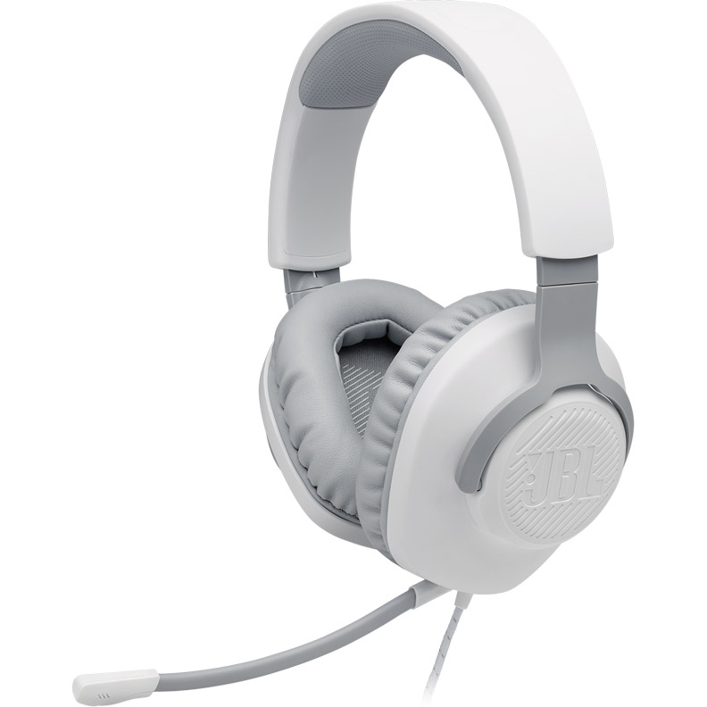 

Проводная гарнитура JBL QUANTUM 100, Jack 3.5mm, белый (JBLQUANTUM100WHT), QUANTUM 100