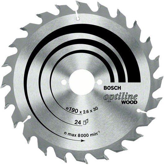 

Пильный диск BOSCH OPTILINE, ⌀160мм x 16/20 по дереву, 48Т, 1шт. (2608641172)