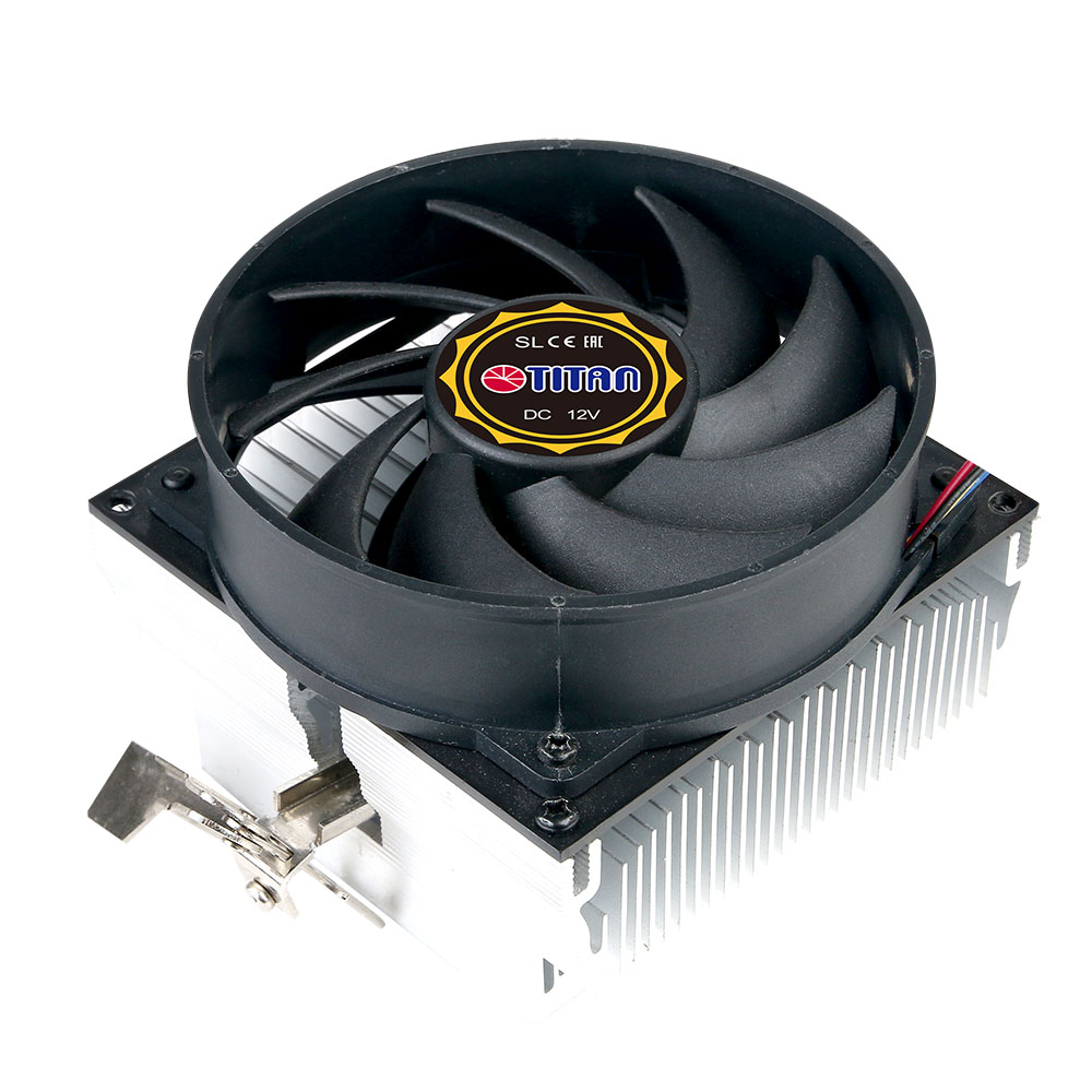 

Кулер для процессора Titan для Socket/AM2/AM2+/AM3/AM3+/FM1/AM4/FM2/FM2+, 95мм, 1800rpm, 23 дБ, 95W, 3-pin, Al (DC-K8N925B/R)