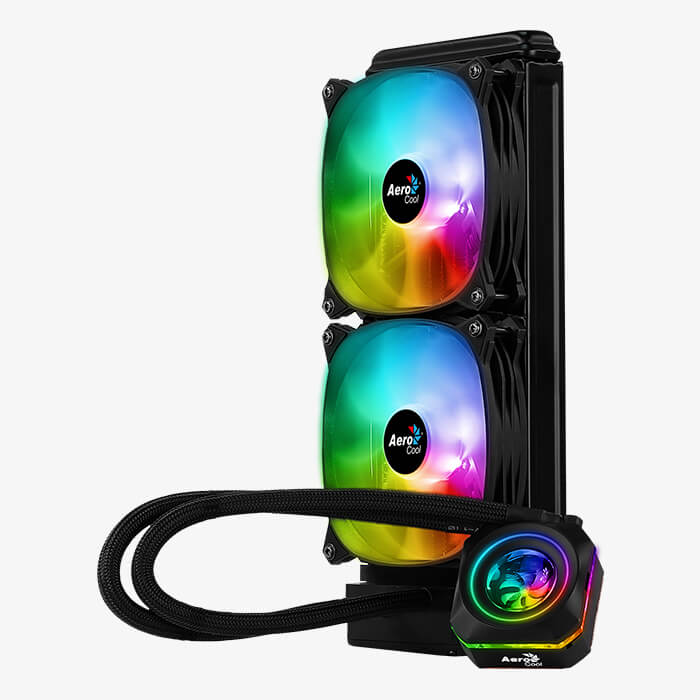 

Жидкостное охлаждение AeroCool Pulse L240 F для Socket 115x/2066/2011/2011-3/1356/1366/775/AM4/AM3/AM3+/FM1/AM2+/FM2/FM2+, 400Вт, 2x120мм, RGB LED, Pulse L240 F
