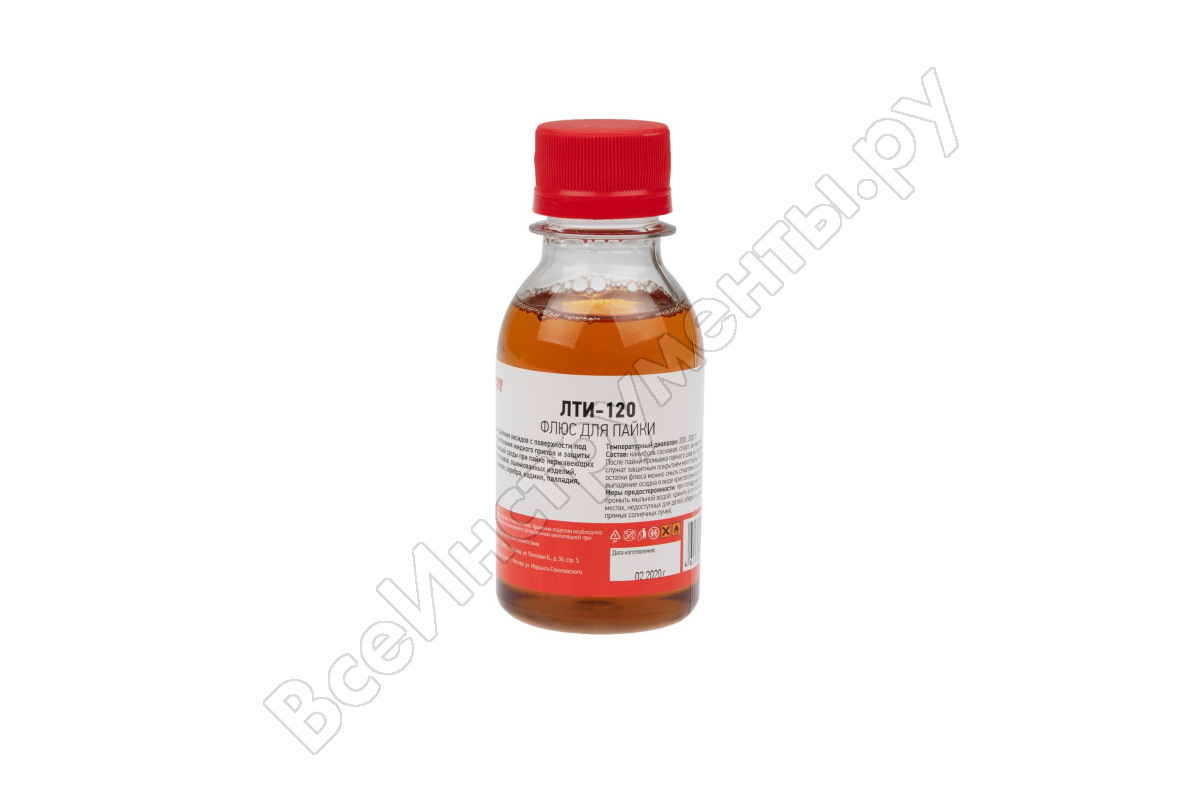 

Флюс ЛТИ-120 REXANT 09-3627, 100мл, 09-3627